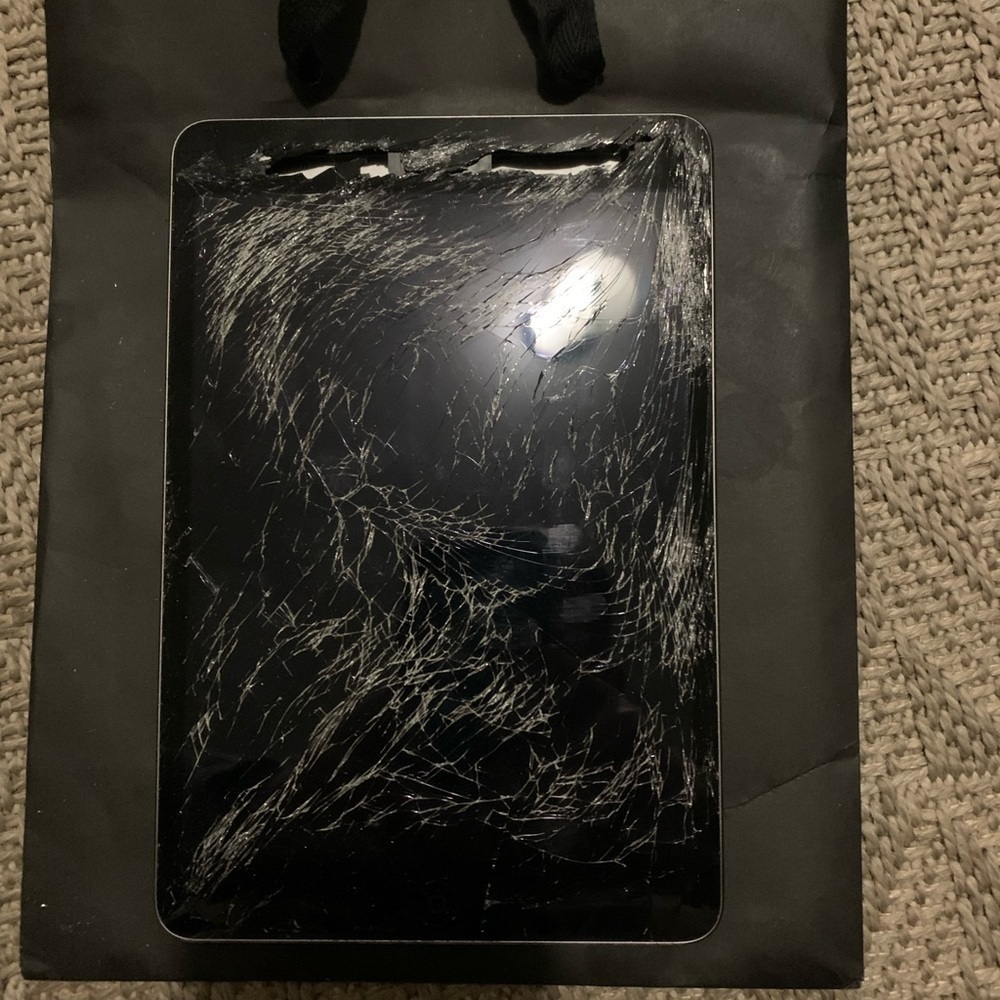 apple ipad mini 2nd generation cracked